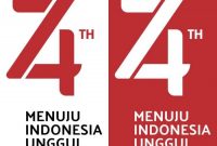logo hut RI kemerdekaan indonesia ke 74