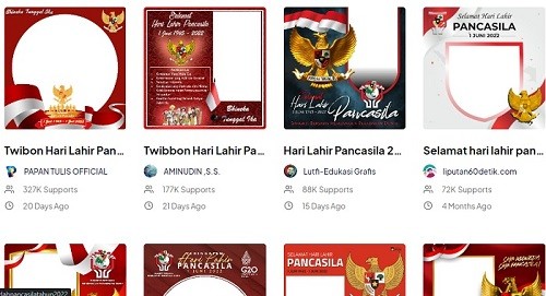 Link Twibbon Hari Lahir Pancasila 2022 Terapik