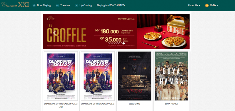 Jadwal Bioskop Ayani Mega Mall Pontianak Hari Ini